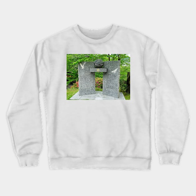 Nagasaki Peace Park Study 9 Crewneck Sweatshirt by bobmeyers